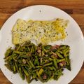 El cooksnap de IVJ89 cuando hizo Espárragos verdes con jamón, revuelto de huevo y tomate.