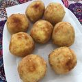 El cooksnap de Melina Ortin cuando hizo Bombas de papa rellenas de jamón y queso.
