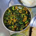 Disha Prashant Chavda's cooksnap of when they made મૂળા ની ભાજી નુ લોટવાળું ખારીયુ (Mooli Bahji Lotvalu Khariyu Recipe In Gujarati).