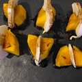 El cooksnap de Marta cuando hizo Mango y mozzarella con reducción de vinagre de Módena.
