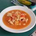 El cooksnap de Yuting Li cuando hizo Lomo de merluza al estilo riojana.
