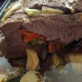 El cooksnap de Luis Tobar cuando hizo Carne al horno con verduras.