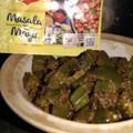 Aadhya Singh's cooksnap of when they made Methi Bhindi Masala.