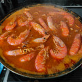 El cooksnap de Verónica Peón Crespo cuando hizo Arroz caldoso con langostinos y calamares.
