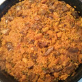 El cooksnap de Oscar cuando hizo Paella de pollo, alcachofas y guisantes.
