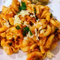 Sonal Sardesai Gautam का कुकस्नैप जब उन्होंने चटपटा पास्ता (पास्ता टमाटर चाट) (Chatpata pasta / pasta tamatar chaat recipe in hindi) बनाया था।