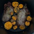 El cooksnap de Magy cuando hizo Entrecot con patatas en AirFryer.