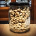 El cooksnap de Arianne cuando hizo Granola casera con chocolate.