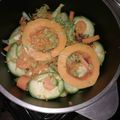 El cooksnap de Caro Asselborn cuando hizo Bifes a la criolla.