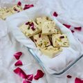 Kajal Mankad Gandhi's cooksnap of when they made વ્હાઈટ ચોકલેટ ફજ બોલ્સ (White chocolate fudge balls).