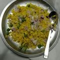 Sidra Roshan का कुकस्नैप जब उन्होंने वेजिटेबल एंड नट्स पोहा(vegetables and nuts poha recipe in hindi) बनाया था।