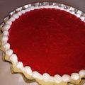 El cooksnap de Dahiana Candela Escobar cuando hizo Tarta de Gelatina con crema, y frutillas.