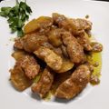 El cooksnap de mussym.67 cuando hizo Solomillos de pavo con almendras al brandy.