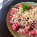 El cooksnap de Oriana 🌸 cuando hizo Ñoquis de remolacha.