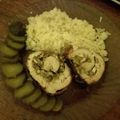 Román Gwendolin Cooksnap-ja, amikor elkészítette a(z) Töltött pulykamell bacon-ba tekerve sütve receptet.