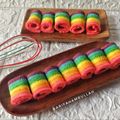 Cooksnap dari arifah amrullah untuk resep Mini Roll Cake Rainbow