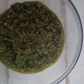 El cooksnap de Bibi García cuando hizo Pesto de albahaca y almendras.