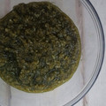 El cooksnap de Bibi García cuando hizo Pesto de albahaca y almendras.