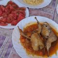 El cooksnap de donkissjote cuando hizo Codornices en escabeche.