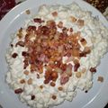 Kitti Szász Cooksnap-ja, amikor elkészítette a(z) Juhtúrós sztrapacska receptet.