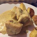 El cooksnap de Ine Parodi cuando hizo Pollo con crema de puerros y papas doradas.