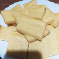 El cooksnap de Rosamar Núñez cuando hizo Fainá de Queso en licuadora.