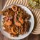 Cooksnap MinSha semasa beliau membuat Penang Char Kuew Teow.