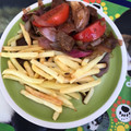 El cooksnap de karina gonzalez cuando hizo Lomo Saltado 🇵🇪.