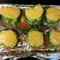Katie's cooksnap of when they made low carb stuff peppers tuna melts.