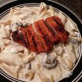 Fred Beard's cooksnap of when they made Alfredo Sauce.
