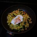 El cooksnap de Ana cuando hizo Huevo con calabacín y cebolla al pimentón.