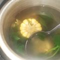 Cooksnap dari Clarintasha untuk resep Sayur Bayam Bening / Jangan Kunci
