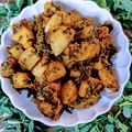 Madhvi Dwivedi का कुकस्नैप जब उन्होंने मेथी आलू (Methi aloo ki recipe in Hindi) बनाया था।