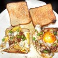 Vyom 's cooksnap of when they made Perfect Egg On Toast - #eggporn.