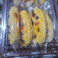Cooksnap dari Arnita Nita untuk resep Banana Milk Crispy Almond Kismis Keju (kreasi pastry)