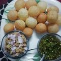 rajni का कुकस्नैप जब उन्होंने पानी पूरी (pani poori recipe in Hindi) बनाया था।