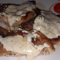 El cooksnap de Sabina Romero cuando hizo Chuletas de cerdo con crema de quesitos.