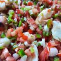 El cooksnap de Manuel Castilleja cuando hizo Salpicón de marisco.