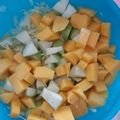 El cooksnap de Toya cuando hizo Ensalada de lechuga, mango y manzana.