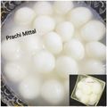 Prachi Mayank Mittal का कुकस्नैप जब उन्होंने स्पंज रसगुल्ला (Sponge rasgulla recipe in Hindi) बनाया था।