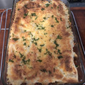 El cooksnap de Maricarmen Meza cuando hizo Lasagna tradicional.
