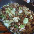 brooksa321's cooksnap of when they made Fried Cabbage with Smoked Sausage.