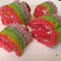 Cooksnap dari Yunita Olivias untuk resep Bolu gulung pelangi mini