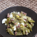 El cooksnap de Sara Julia Duran cuando hizo Judías verdes con jamón y huevo cocido.
