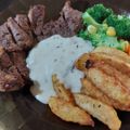 Cooksnap dari rmlucu 1 untuk resep Sirloin Steak with Mushroom Sauce