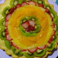 El cooksnap de Karen Romero cuando hizo Tarta frutal con pastelera.