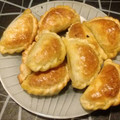 El cooksnap de Juan Pablo cuando hizo Empanadas de carne con relleno echo en el disco.