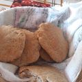 El cooksnap de jenny cuando hizo Pan de pita integral.