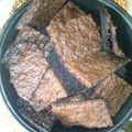 El cooksnap de Angela Alderete cuando hizo Brownie de cacao.