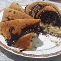کوک اسنپ نفس زالپور بعد از امتحان کردن کیک اسفنجی دورنگ.